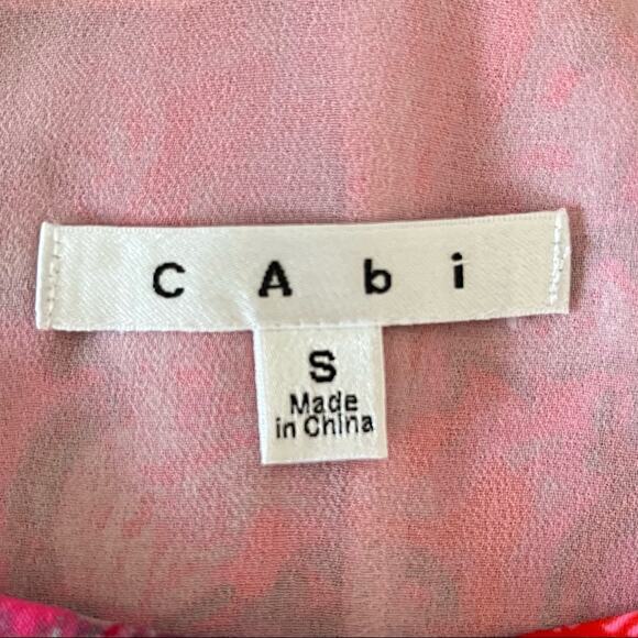 CABI Style #127 Jubilee Red Paisley Print Tank Top, S - Picture 11 of 12